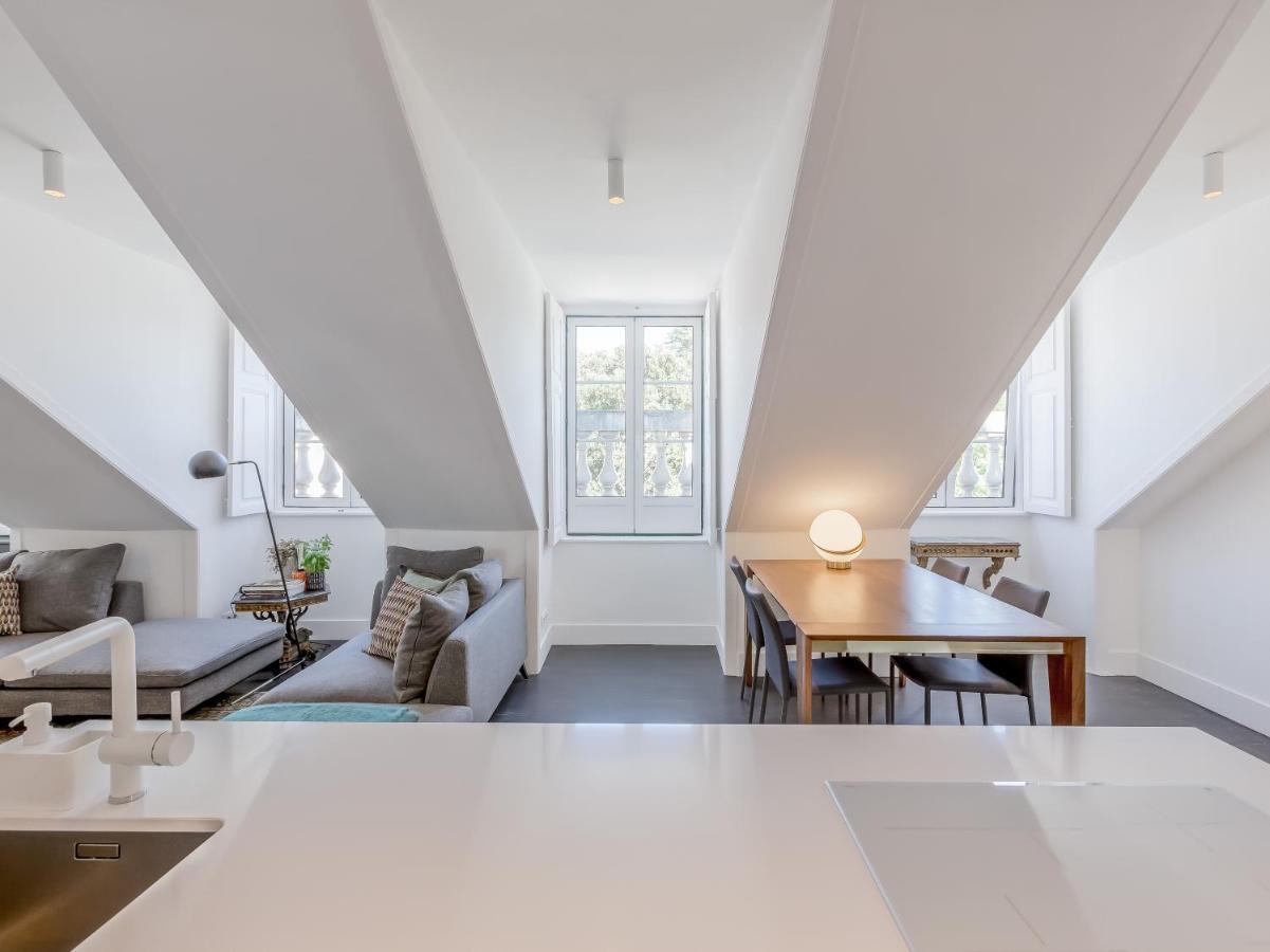 Ferienwohnung Principe Real Charming Garden View Flat At The Heart Of Lissabon Exterior foto