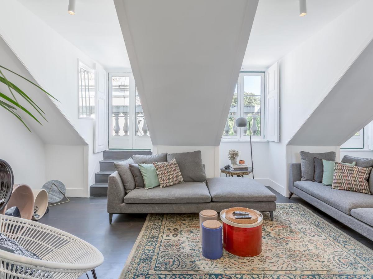Ferienwohnung Principe Real Charming Garden View Flat At The Heart Of Lissabon Exterior foto