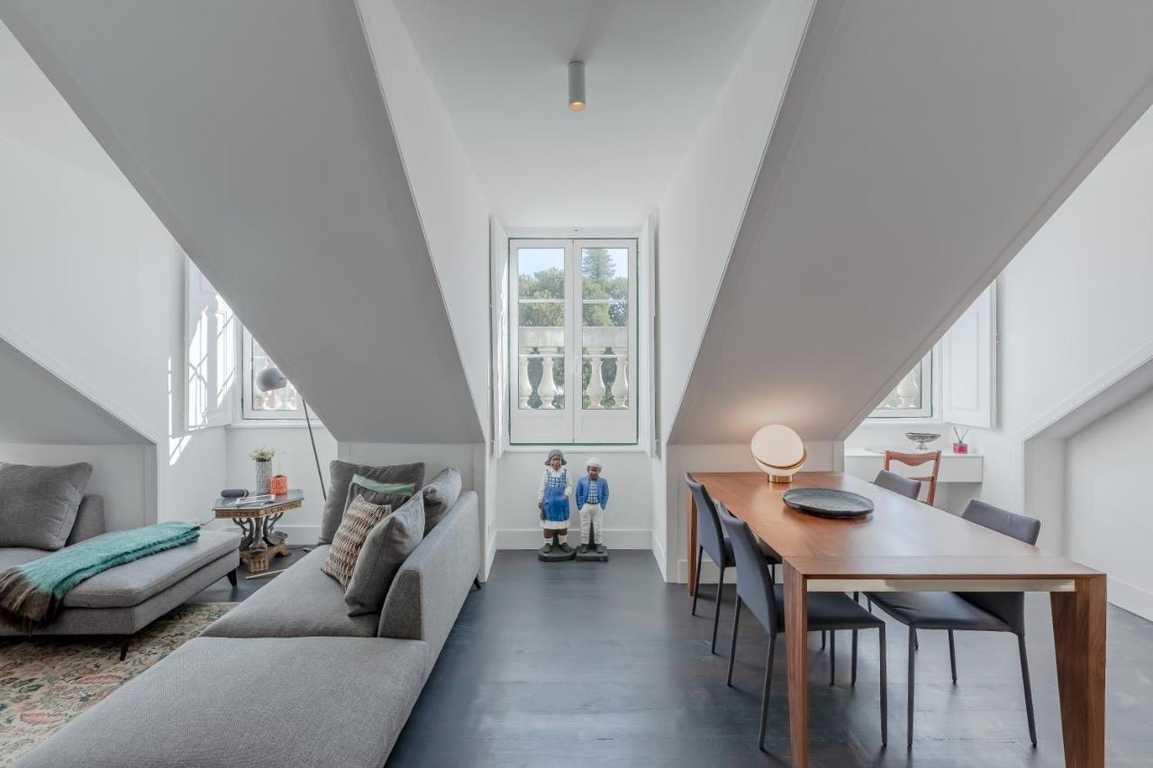 Ferienwohnung Principe Real Charming Garden View Flat At The Heart Of Lissabon Exterior foto