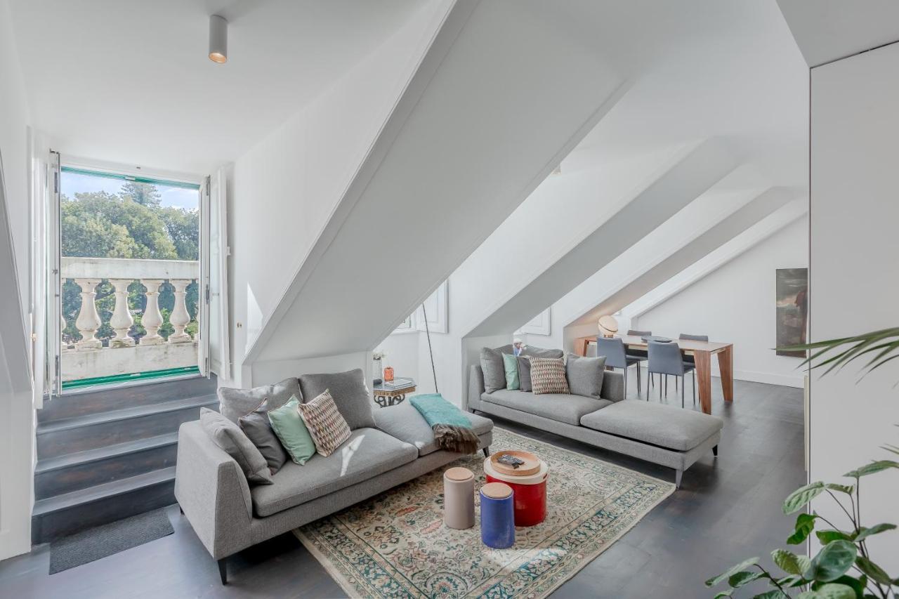 Ferienwohnung Principe Real Charming Garden View Flat At The Heart Of Lissabon Exterior foto