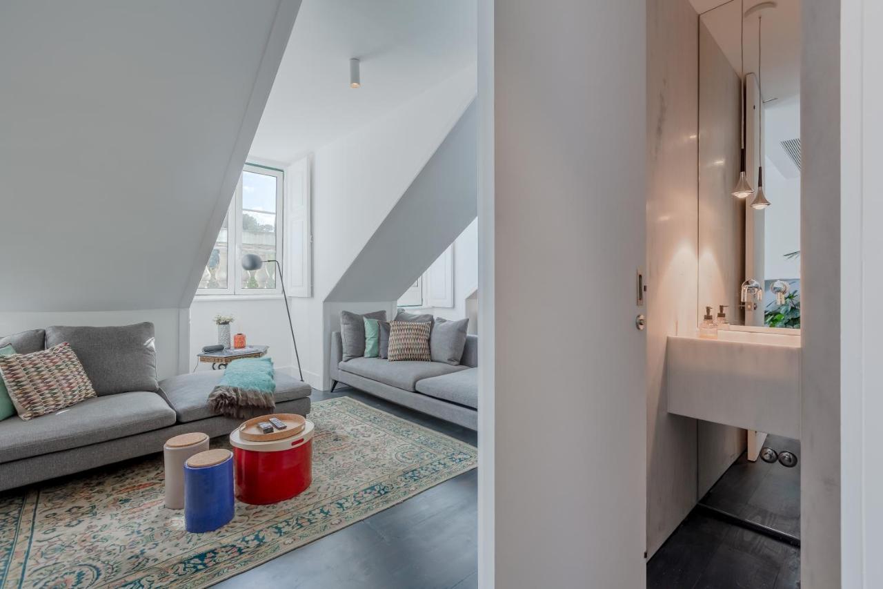 Ferienwohnung Principe Real Charming Garden View Flat At The Heart Of Lissabon Exterior foto